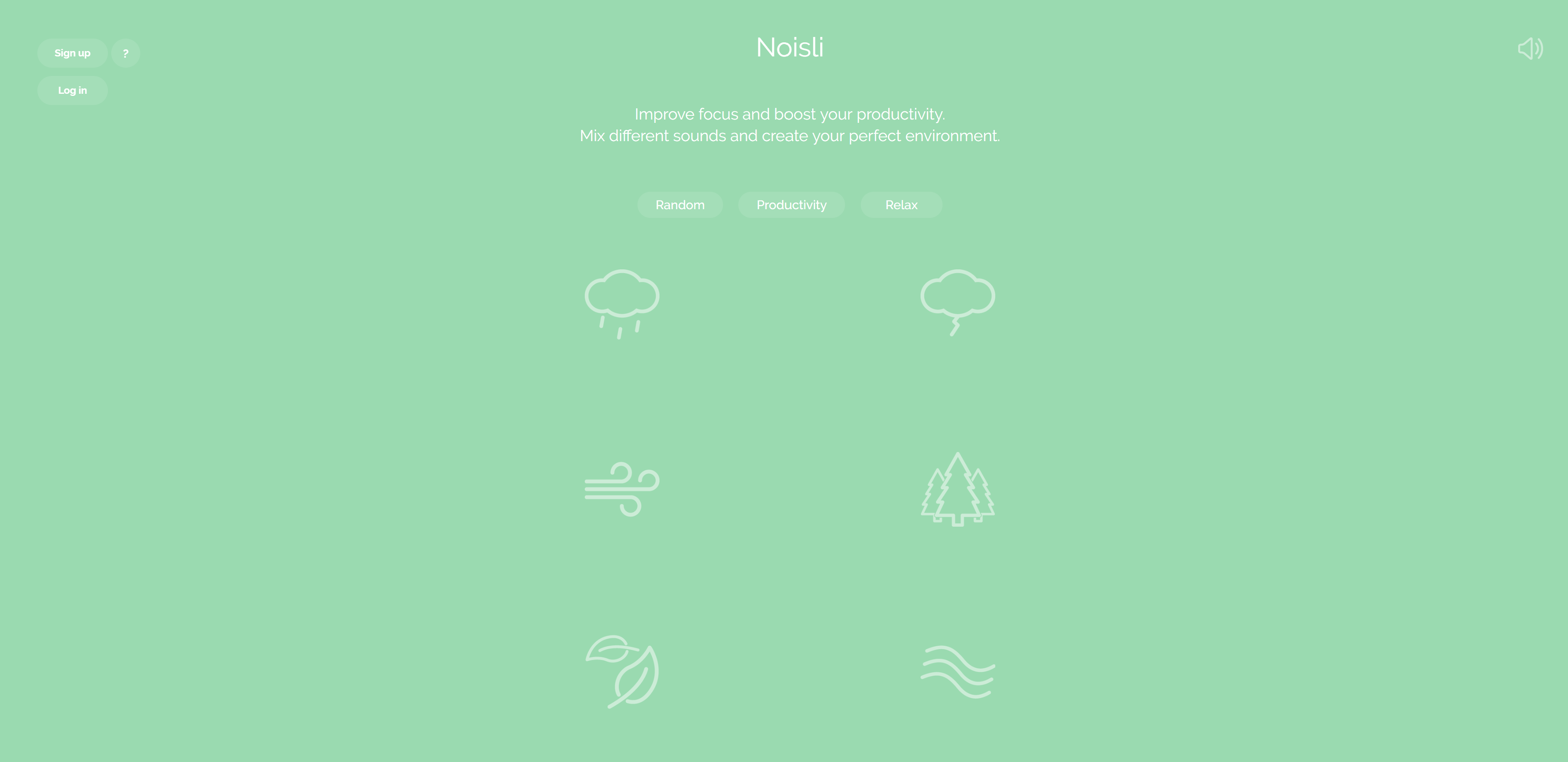 Noisli white noise web app