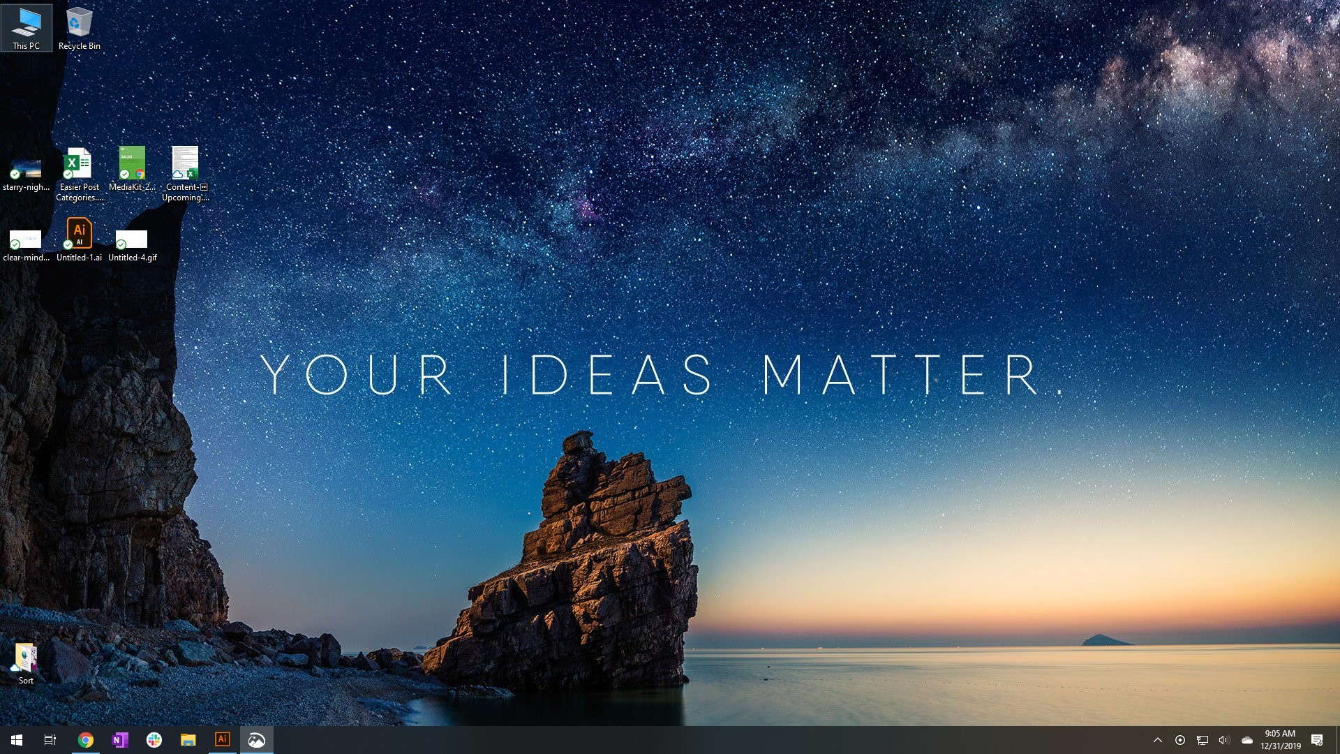 how to overcome imposter syndrome starry night lake mountains your ideas matter desktop screenshot low res